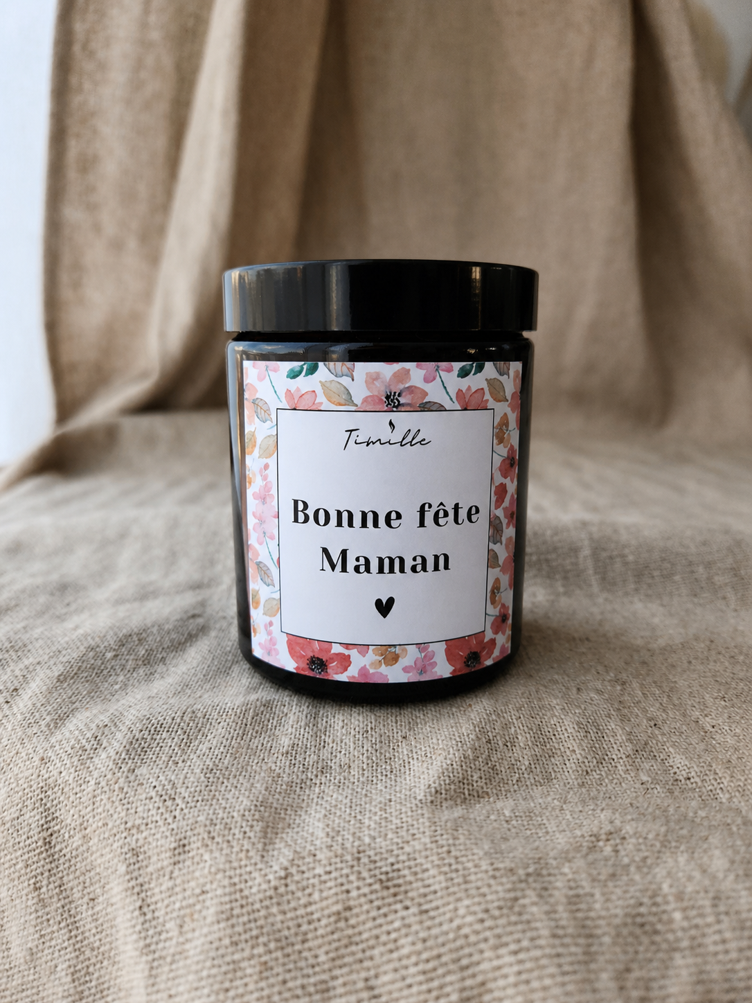 Bougie parfumée "Bonne fête maman" 160g