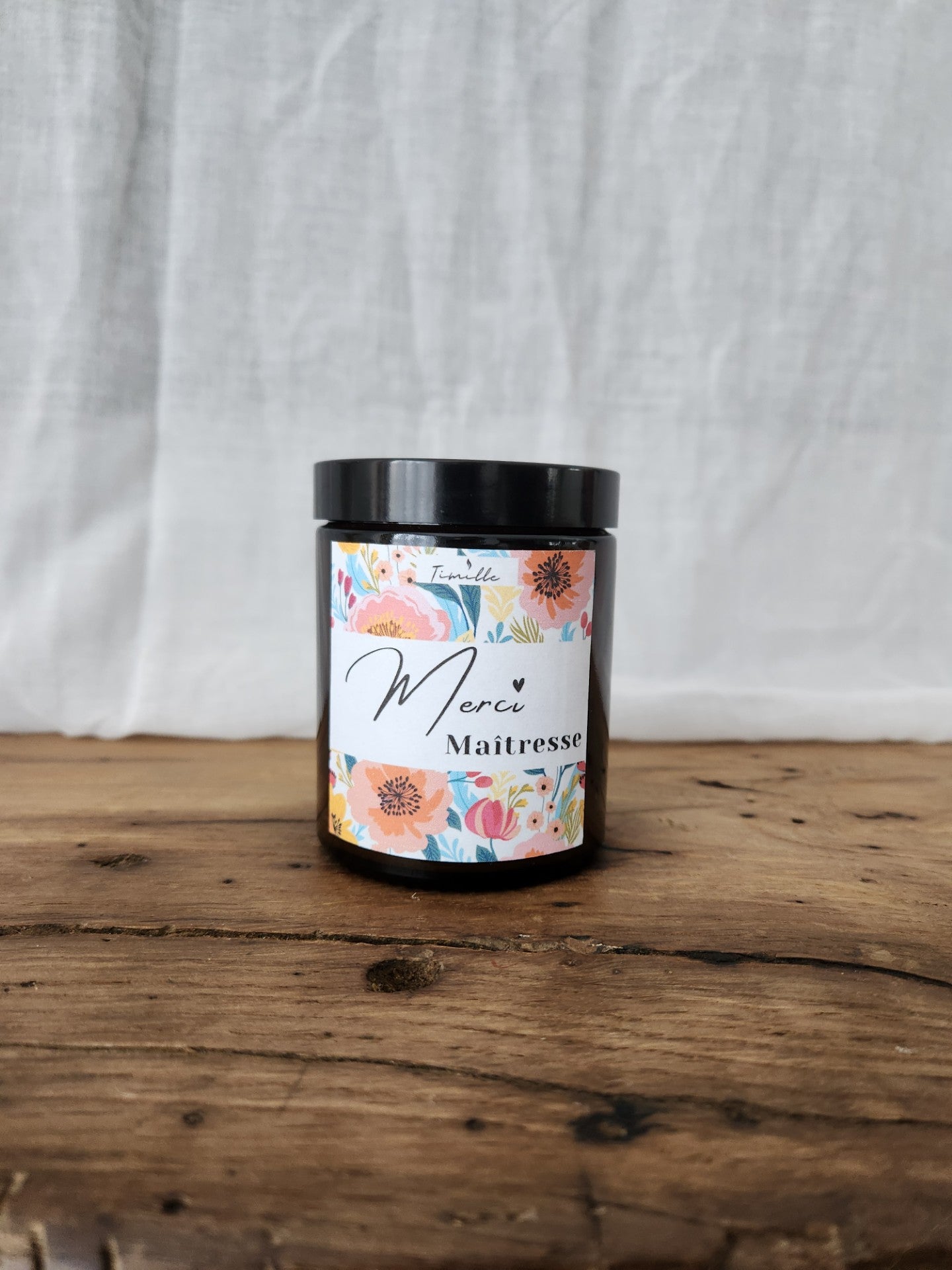 Bougie parfumée "Merci Maîtresse" - 160g