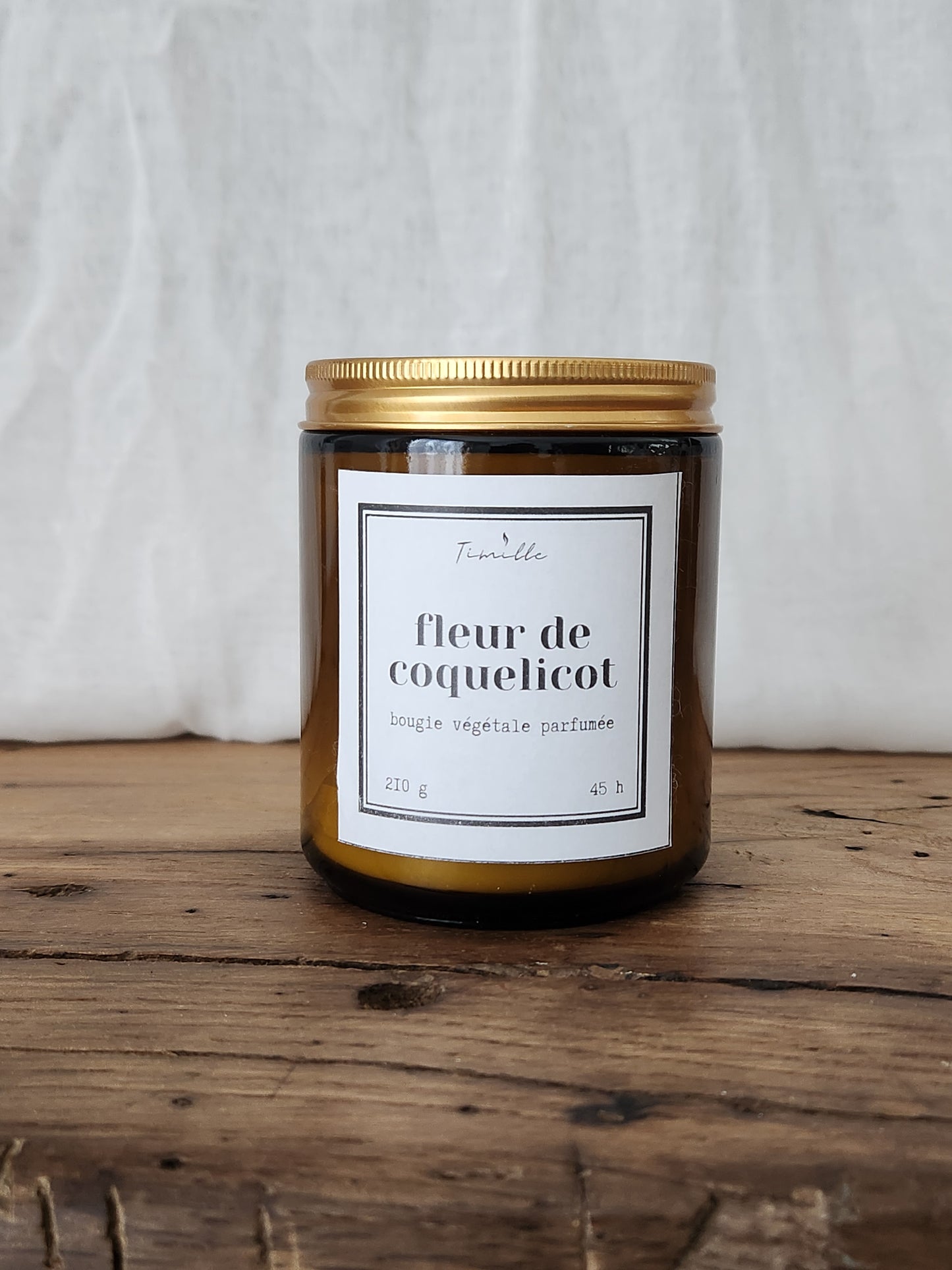 Bougie parfumée "L'apothicaire"  - 210g