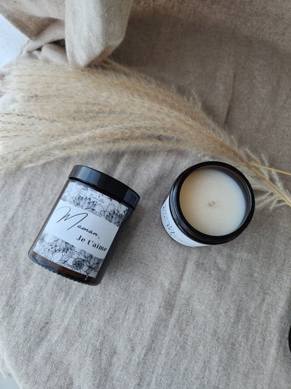 Bougie parfumée "Maman, Je t'aime" 160g