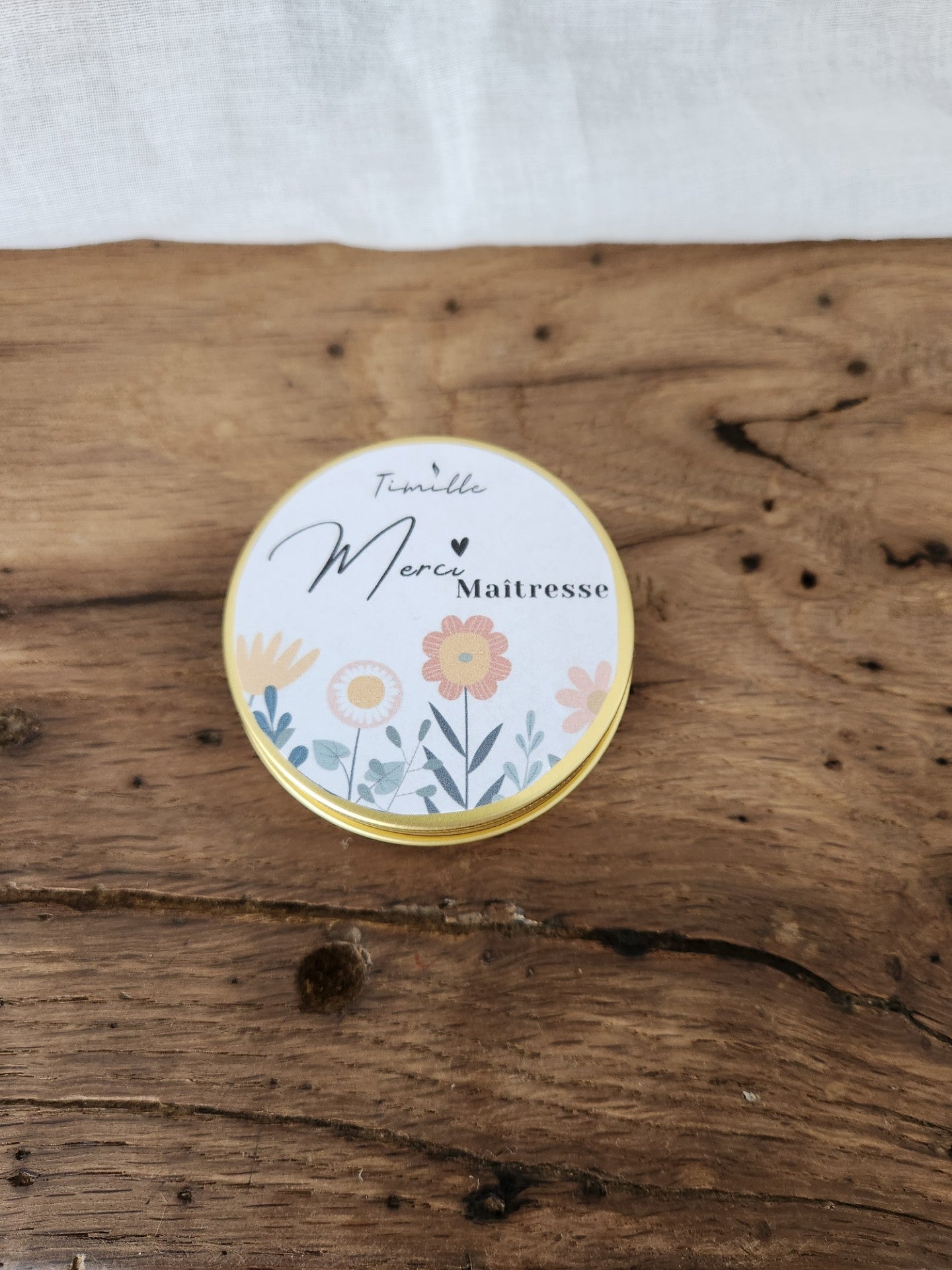 Bougie parfumée "Merci Maîtresse" - 60g