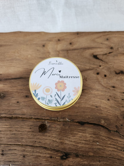 Bougie parfumée "Merci Maîtresse" - 60g