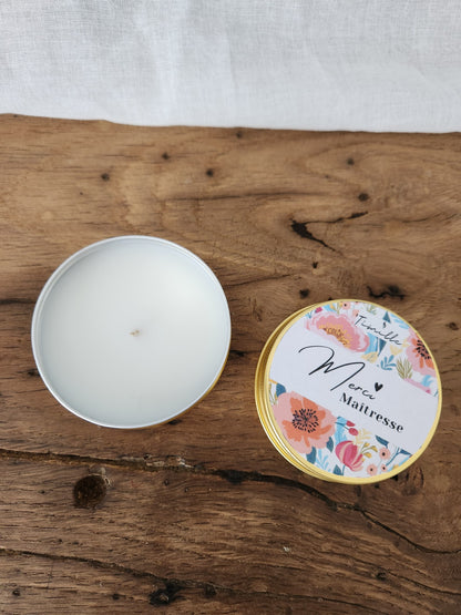 Bougie parfumée "Merci Maîtresse" - 60g
